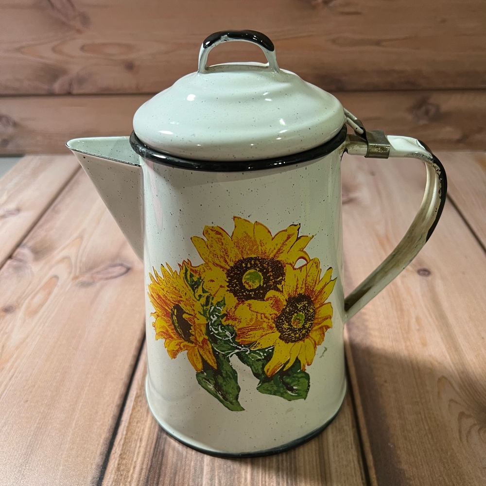Daugherty Studio Sunflower Pitcher